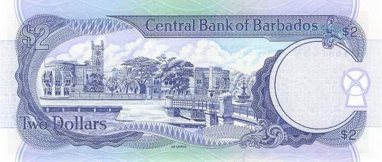 Barbados 2 Dollar p46 1995